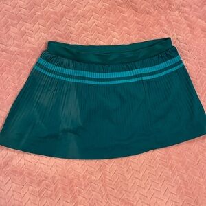 adidas Turquoise and Green Athletic Skirt